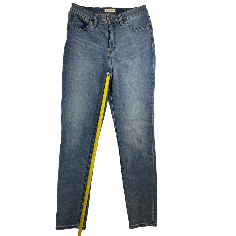 Madewell 10 Roadtripper Skinny Jeans Medium Wash High Rise 29T Tall - Picture 9 of 9